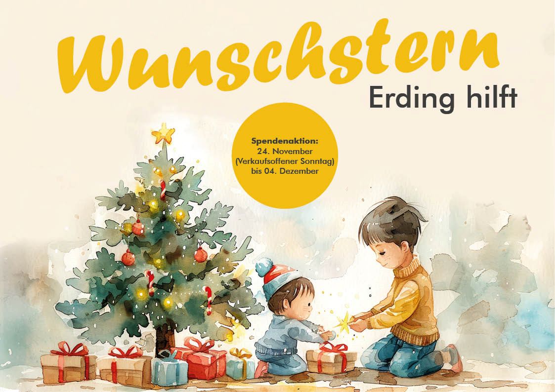 Wunschstern Aktion Erding hilft